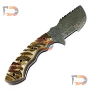 12″inches  Handmade Damascus Steel Tactical Tracker Hunting Knife | Camping Knife | Tracker Knife Best Damascus Steel Knife