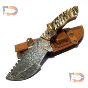 12″inches  Handmade Damascus Steel Tactical Tracker Hunting Knife | Camping Knife | Tracker Knife Best Damascus Steel Knife