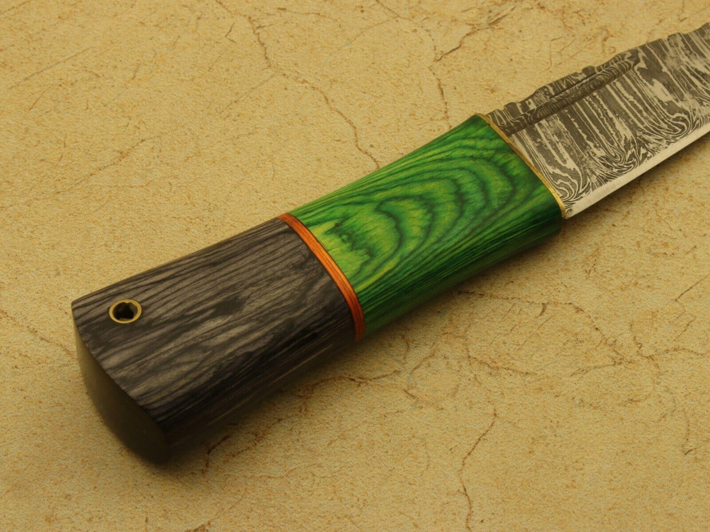 Custom Handmade Celtic Scottish - Genuine Damascus Sgian Dubh Dirk knife Groomsmen Gifts Terror Defender 