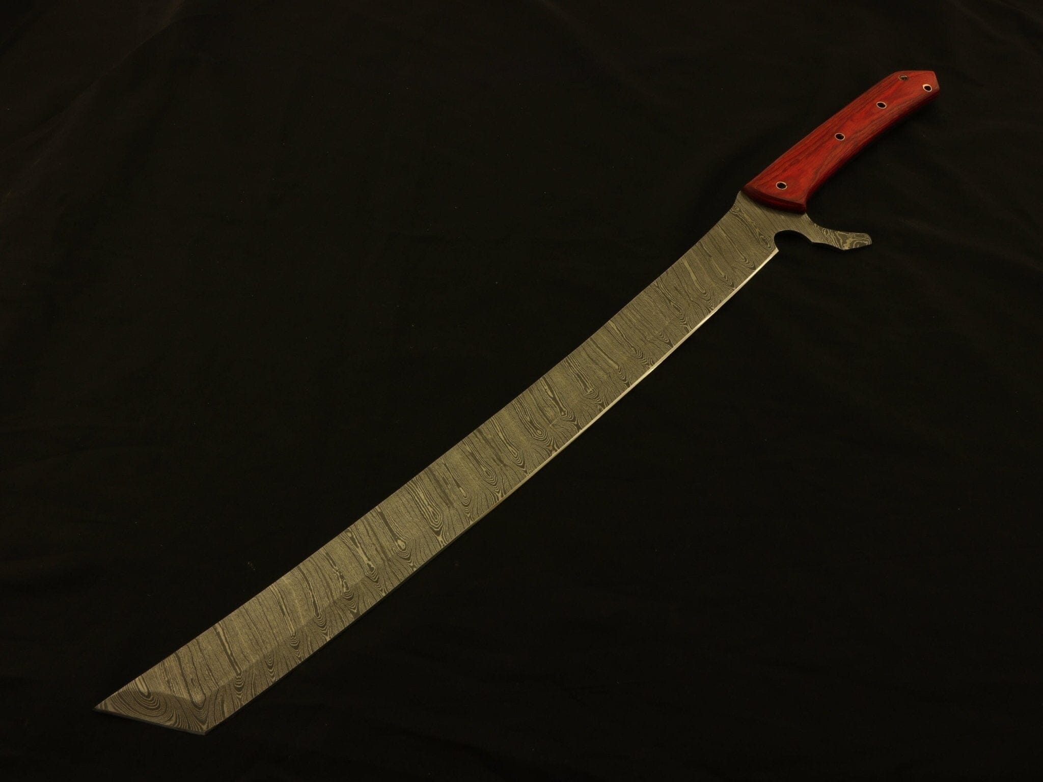 Custom Handmade Damascus Steel | Damascus Sword Battle Ready With Sheath | Functional Warrior Sword Costume Weapons Terror Defender 