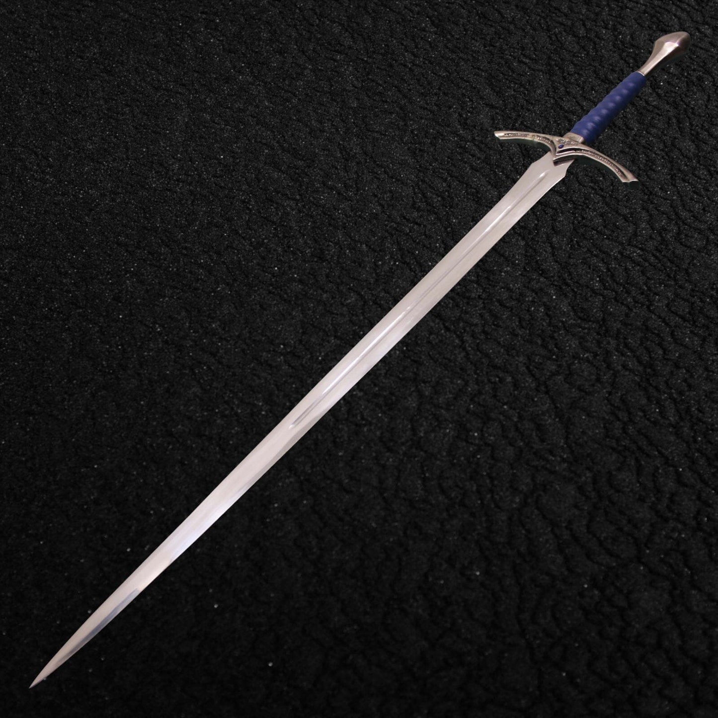 Handmade Glamdring Sword of Gandalf with Cover Lord of The Rings (LOTR) Replica Sword (Blue) Costume Weapons Terror Defender 