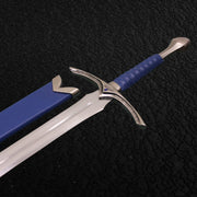 Handmade Glamdring Sword of Gandalf with Cover Lord of The Rings (LOTR) Replica Sword (Blue) Costume Weapons Terror Defender 