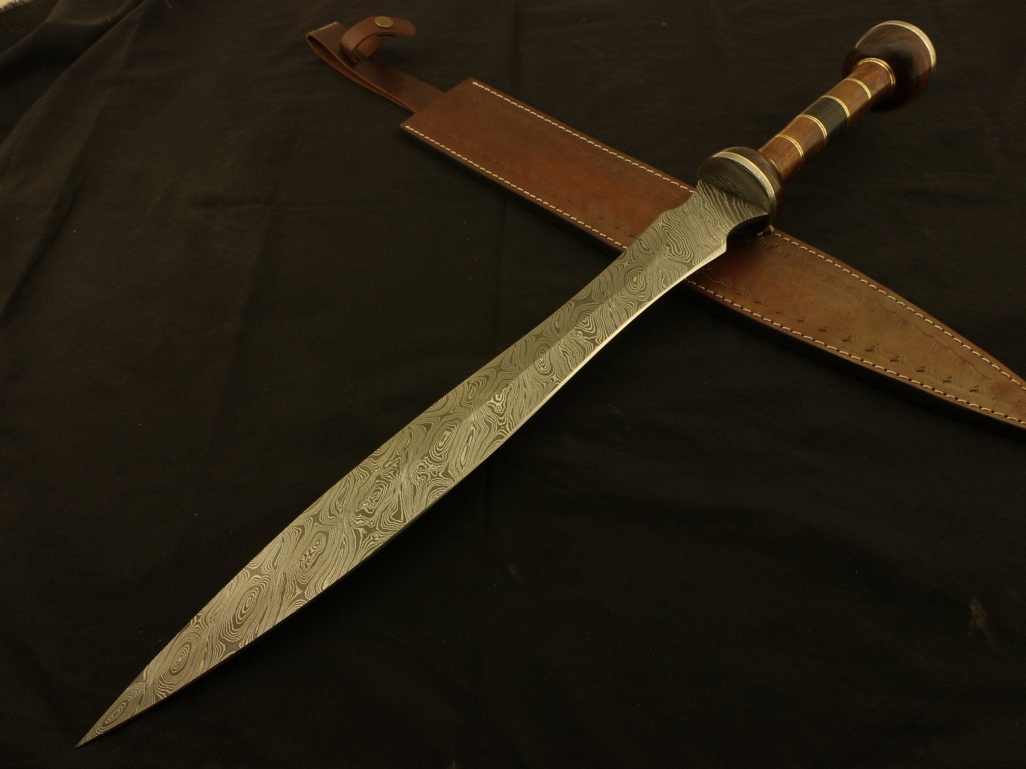 Roman Gladius Historical Custom Handmade Damascus Steel Blade, Dagger Warrior Sword Costume Weapons Terror Defender 