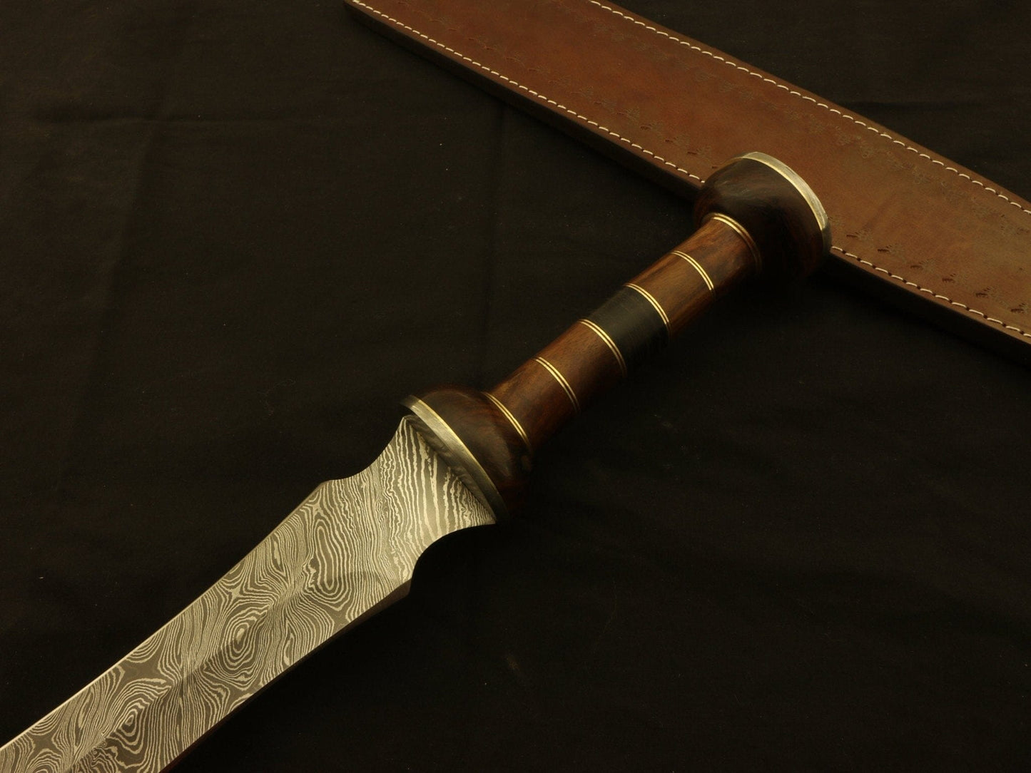 Roman Gladius Historical Custom Handmade Damascus Steel Blade, Dagger Warrior Sword Costume Weapons Terror Defender 