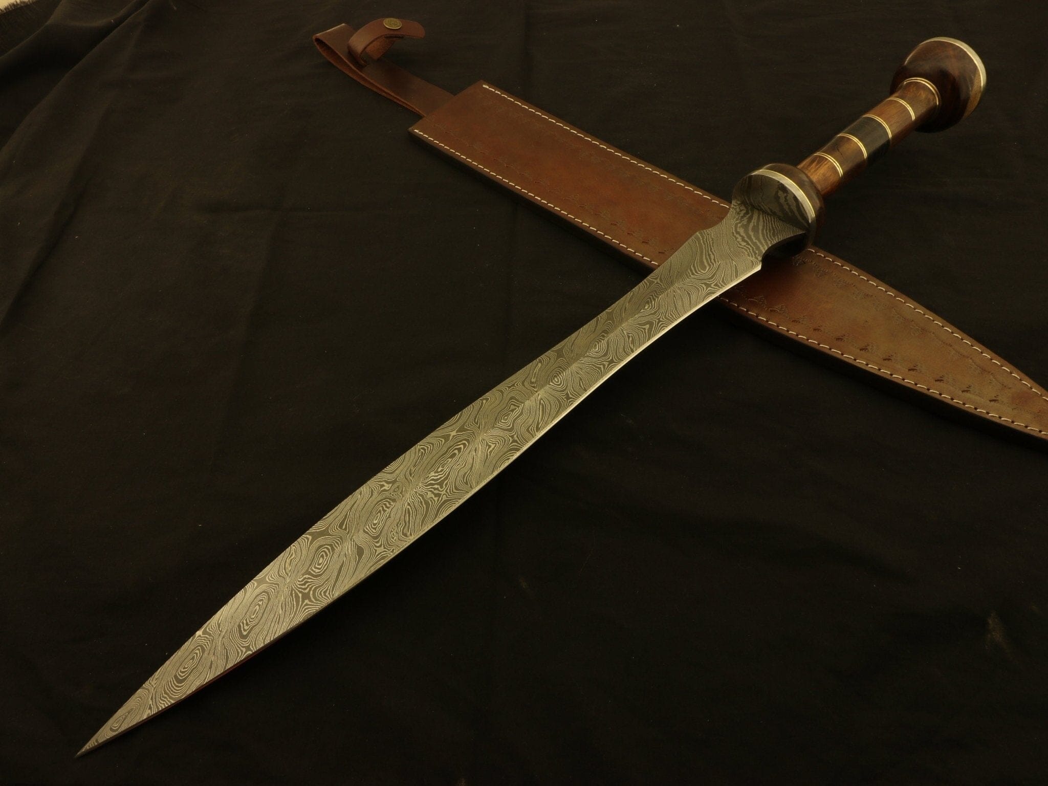 Roman Gladius Historical Custom Handmade Damascus Steel Blade, Dagger Warrior Sword Costume Weapons Terror Defender 
