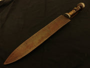 Roman Gladius Historical Custom Made Damascus Steel Blade Dagger Warrior Sword Battle Ready Sword Costume Weapons Terror Defender 