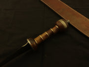 Roman Gladius Historical Custom Made Damascus Steel Blade Dagger Warrior Sword Battle Ready Sword Costume Weapons Terror Defender 