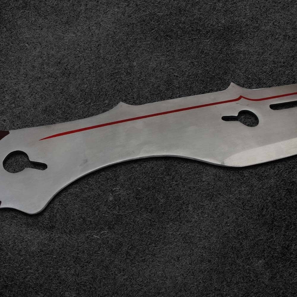 Yongli Sword Final Fantasy XIII - Lightning Blazefire Saber Gunblade Cosplay Replica Anime Game Carbon Steel Sword Costume Weapons Terror Defender 